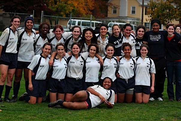 team photo yale women's rugby