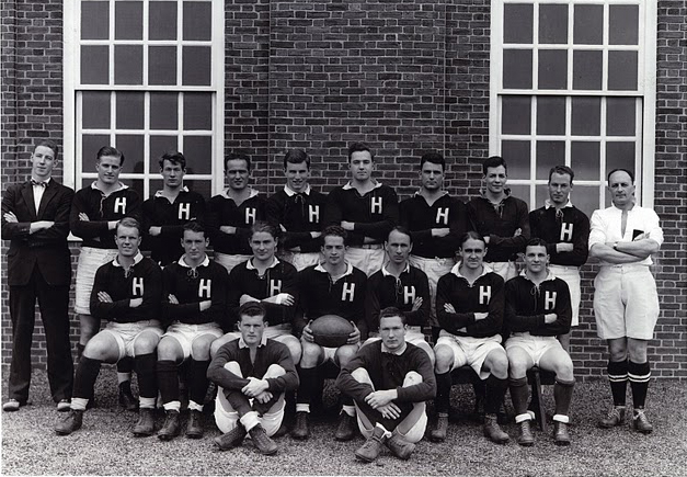 Harvard Men's Rugby team in 1942