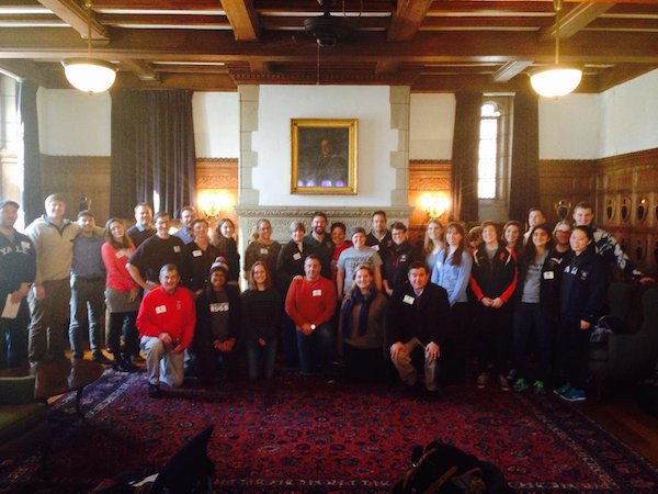 Attendees at last year's AGM, also at Yale