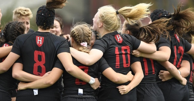 2018 Harvard Women's Rugby wins at AIC