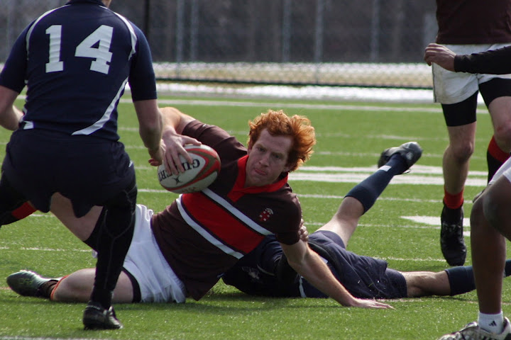 First Team All-Ivy Rugby Conference Dow Travers of Brown vs Yale Fall 2011