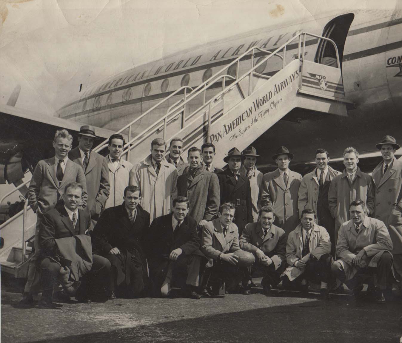 1947 Yale Rugby Team Travels to Bermuda