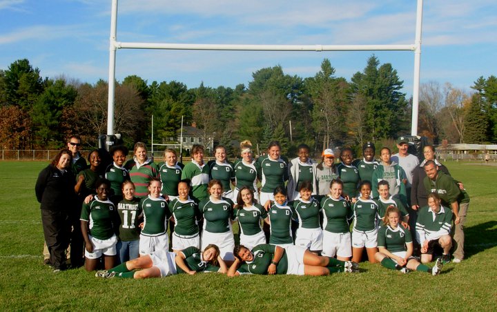 Dartmouth Women's Rugby, just after defeating Cornell to earn a bid to the 2011