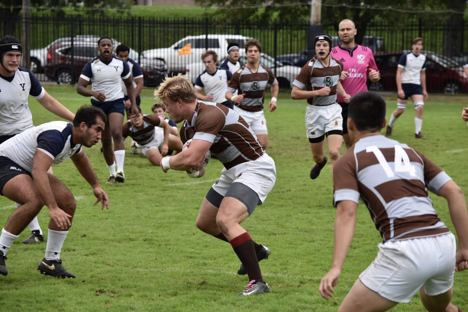 Alex Ogilvy Led the Brown Bears over Yale Yale’s defense held Brown to only 8 first half points
