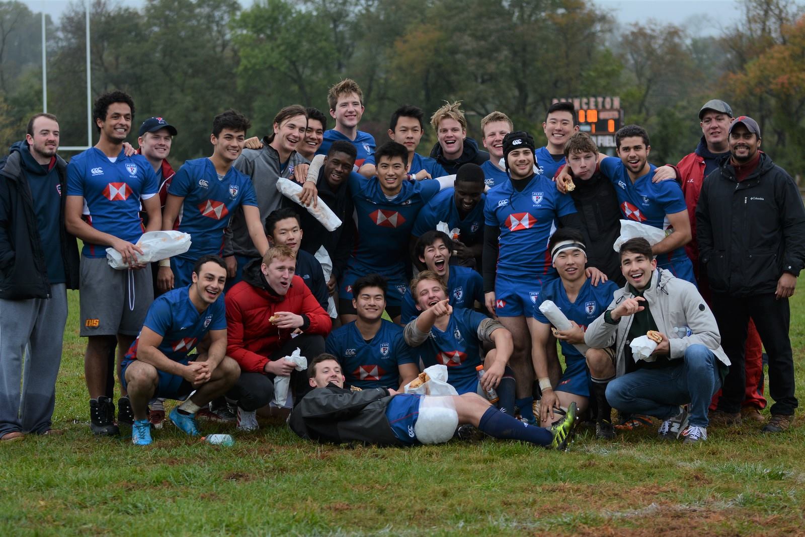 Penn Men's Rugby team at Princeton University