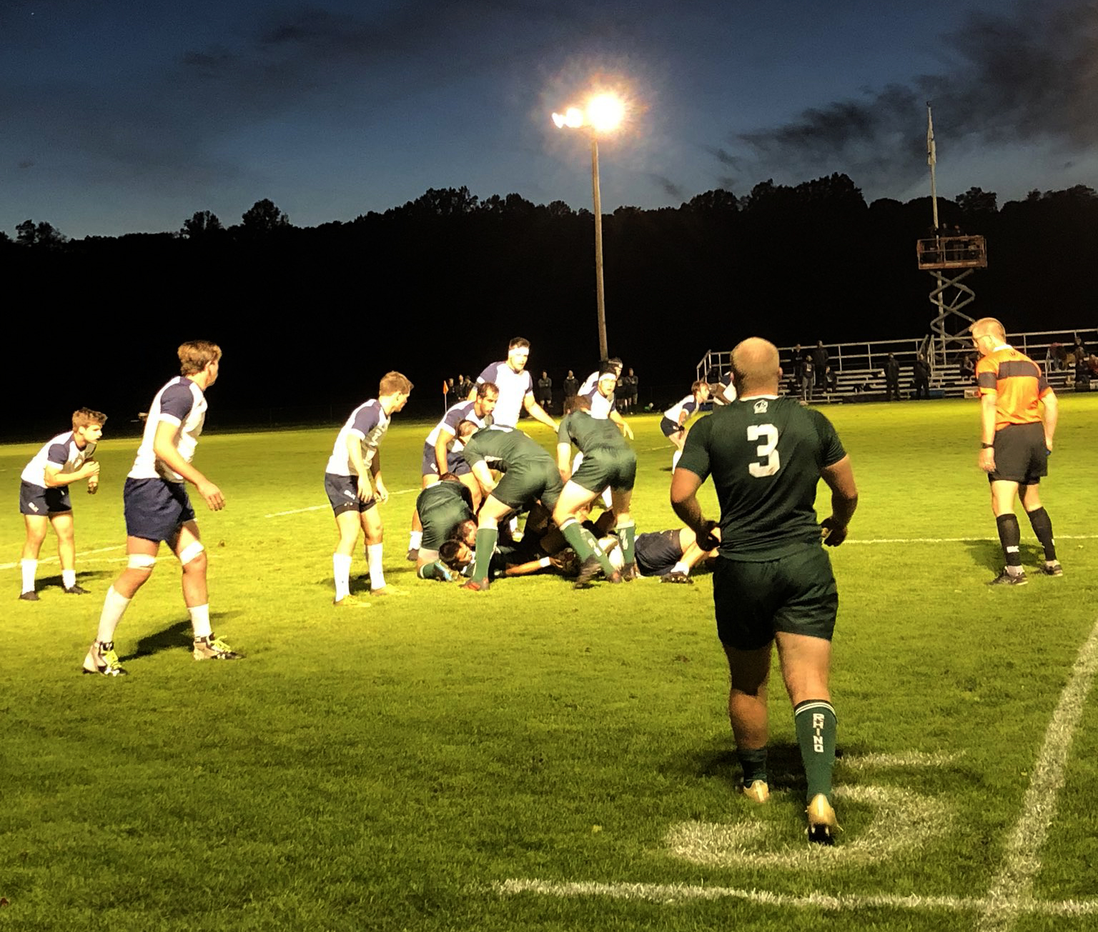 Dartmouth Rugby traveld to Yale for a Friday night contest
