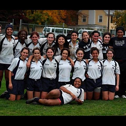 team photo yale women's rugby