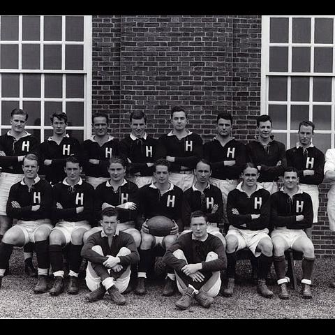 Harvard Men's Rugby team in 1942