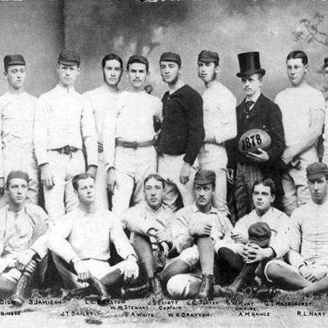 The 1878 Penn Rugby team