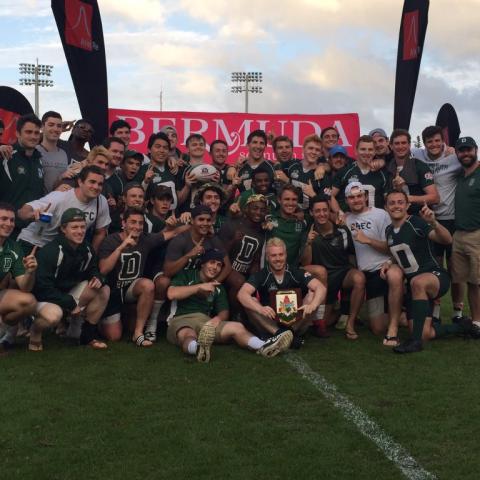 Dartmouth celebrates their Cup victory