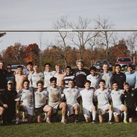 Columbia RFC just after a big victory against Cornell