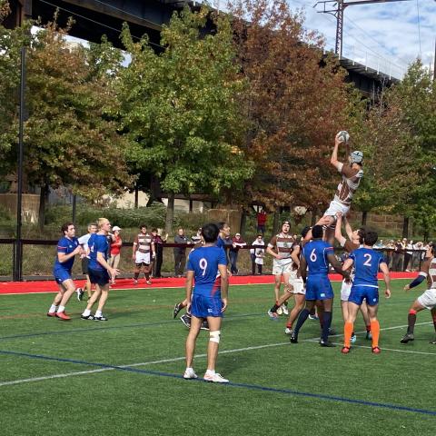 Brown takes the lineout v Penn