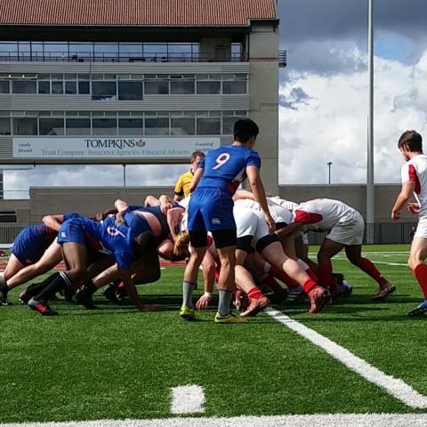 Rugby Scrum at Schoellkopf Field