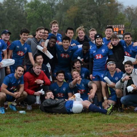 Penn Men's Rugby team at Princeton University