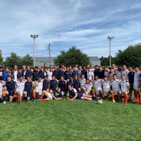 full preseason Yale men's rugby squad