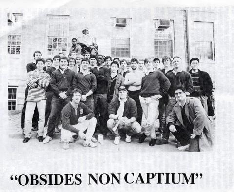 Harvard Rugby 1987 Touring side