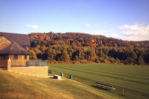 Brophy Field before the Dartmouth-Princeton Game