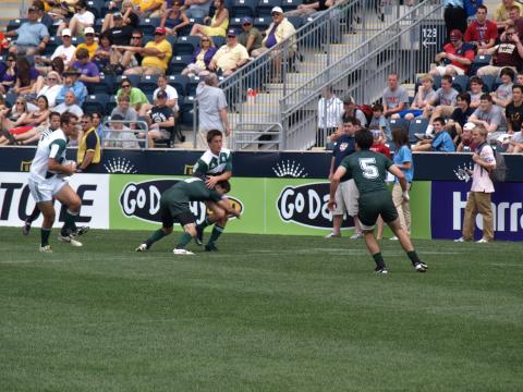 Dartmouth defeated Notre Dame in front of a large crowd at PPL Park