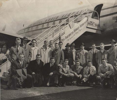 1947 Yale Rugby Team Travels to Bermuda