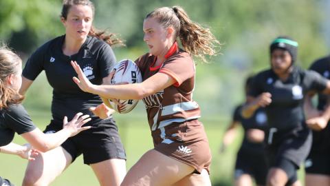 Brown women's rugby team opened the 2018 15s season with a 26-19 victory over Sacred Heart