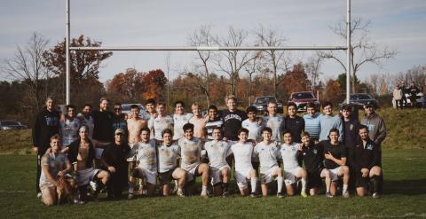 Columbia RFC just after a big victory against Cornell