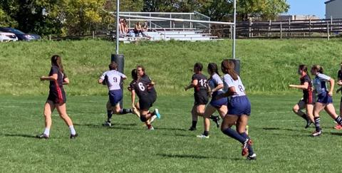 Yale scrum half scores under the posts