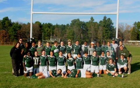 Dartmouth Women's Rugby, just after defeating Cornell to earn a bid to the 2011