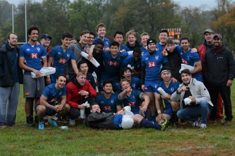 Penn Men's Rugby team at Princeton University