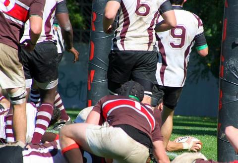 Brown try vs. Harvard