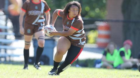 Brown women's rugby team was defeated by Dartmouth, 98-7