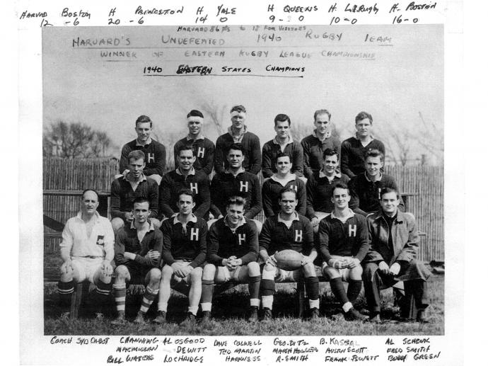 1940 Harvard Undefeated Championship Team
