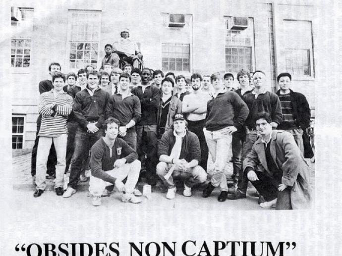 Harvard Rugby 1987 Touring side