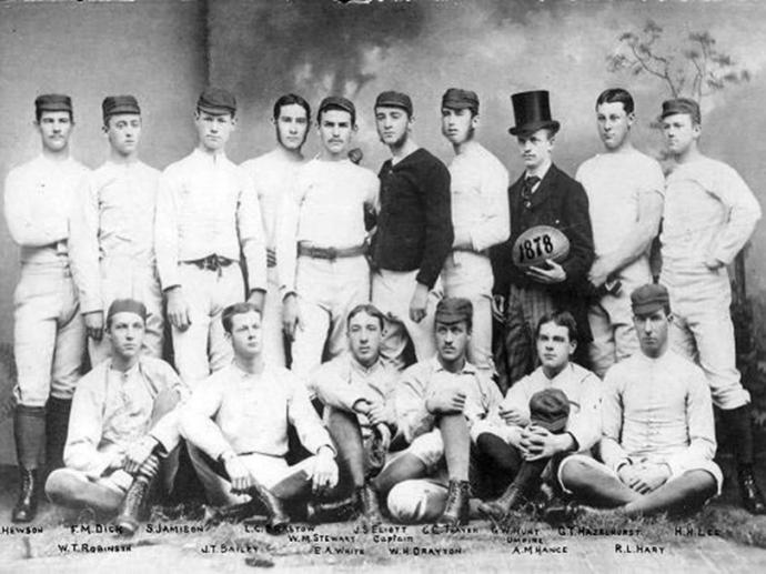 The 1878 Penn Rugby team