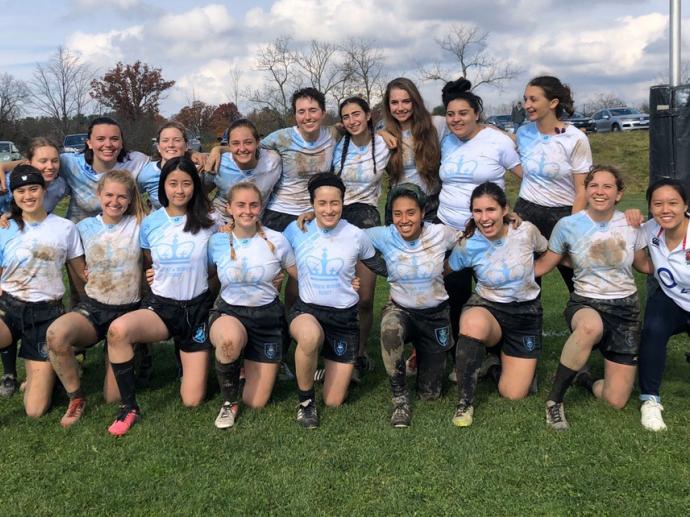 the women of Columbia University rugby