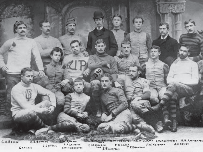 Heisman transferred to Penn to study law in 1890