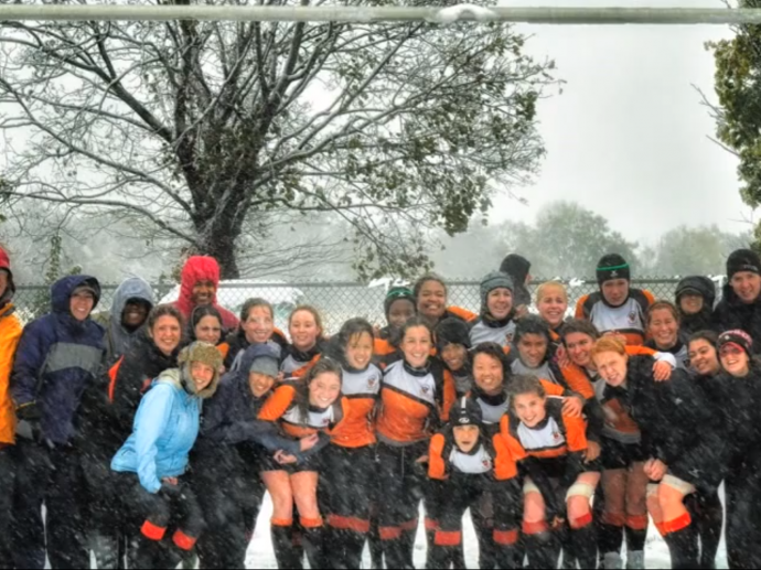 Princeton Women Fall 2011 in the snow Princeton Women vs Boston U