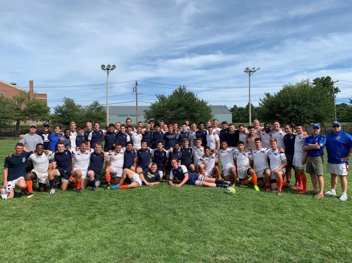 full preseason Yale men's rugby squad